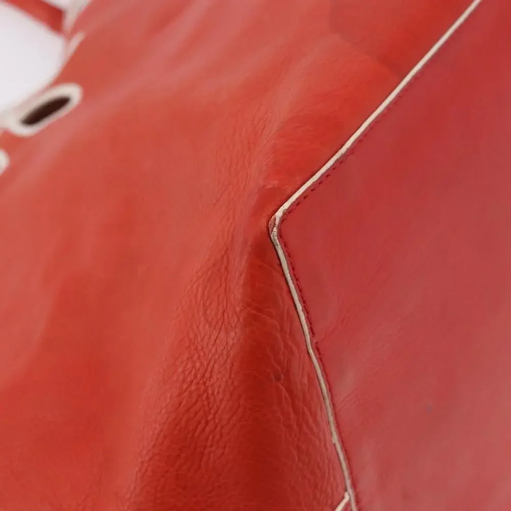 Celine Leather Classic Tote Orange